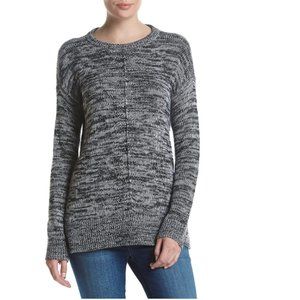 Womens Relativity Side Tie Lace Up Sweater Size Large XL  Marled Acrylic NWT